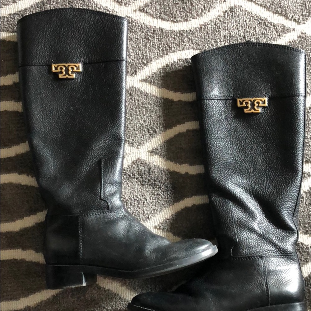 Tory Burch Black Ridding Boots